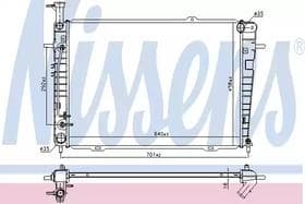 Радіатор охолодження двигуна