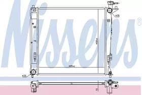 Радиатор охлаждения двигателя