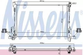 Радиатор охлаждения двигателя Радиатор охлаждения двигателя