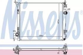 Радіатор охолодження двигуна Радіатор охолодження двигуна