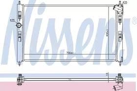 Радиатор охлаждения двигателя