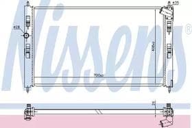 Радіатор охолодження двигуна Радіатор охолодження двигуна