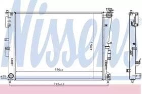 Радіатор охолодження двигуна