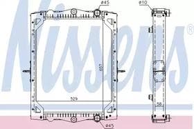 Радіатор охолодження двигуна Радіатор охолодження двигуна