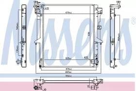 Радіатор охолодження двигуна Радіатор охолодження двигуна