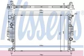 Радіатор охолодження двигуна Радіатор охолодження двигуна