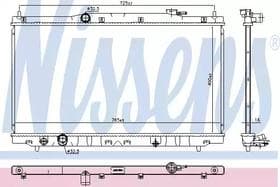 Радиатор охлаждения двигателя