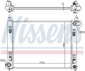 Радіатор охолодження двигуна