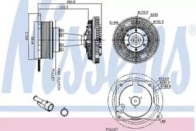 Віскомуфта вентилятора