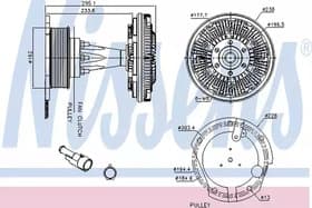 Віскомуфта вентилятора