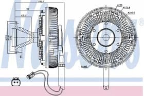 Вискомуфта вентилятора