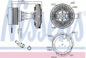 Віскомуфта вентилятора