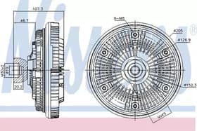 Віскомуфта вентилятора