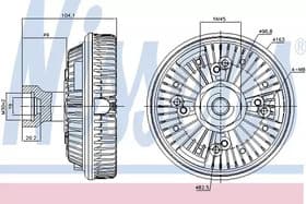 Віскомуфта вентилятора