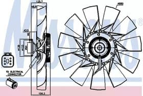 Вентилятор системи охолодження двигуна