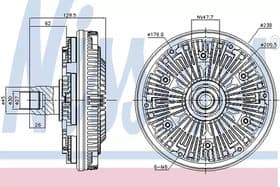 Віскомуфта вентилятора