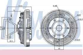 Віскомуфта вентилятора