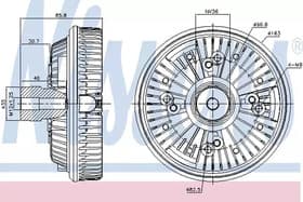 Вискомуфта вентилятора