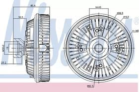 Вискомуфта вентилятора
