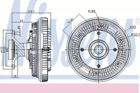 Віскомуфта вентилятора