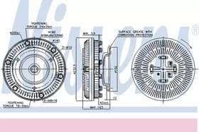 Вискомуфта вентилятора
