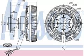 Віскомуфта вентилятора