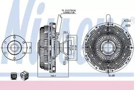 Віскомуфта вентилятора