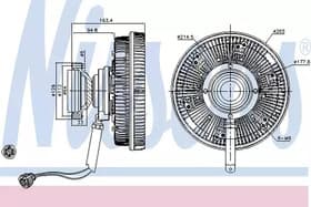 Віскомуфта вентилятора