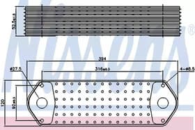 Оливний радіатор двигуна