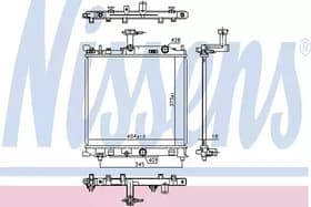 Радіатор охолодження двигуна