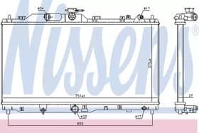 Радиатор охлаждения двигателя