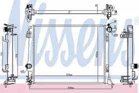 Радиатор охлаждения двигателя Радиатор охлаждения двигателя