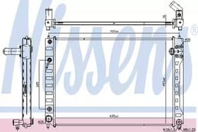 Радиатор охлаждения двигателя Радиатор охлаждения двигателя