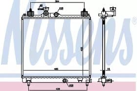 Радіатор охолодження двигуна Радіатор охолодження двигуна