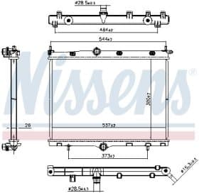 Радиатор охлаждения двигателя Радиатор охлаждения двигателя