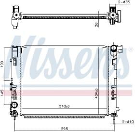 Радиатор охлаждения двигателя Радиатор охлаждения двигателя