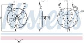 Вентилятор системы охлаждения двигателя Вентилятор системы охлаждения двигателя