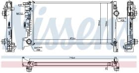 Радиатор охлаждения двигателя
