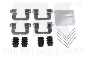 Компоненти дискових гальмівних колодок Компоненти дискових гальмівних колодок