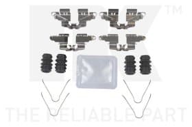 Комплектующие дисковых тормозных колодок Комплектующие дисковых тормозных колодок