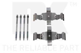 Комплектующие дисковых тормозных колодок Комплектующие дисковых тормозных колодок