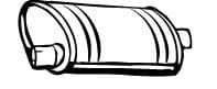 Глушитель выхлопных газов конечный