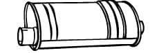 Глушник вихлопних газів кінцевий