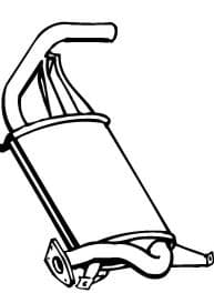 Глушник вихлопних газів кінцевий Глушник вихлопних газів кінцевий