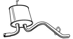 Глушник вихлопних газів кінцевий