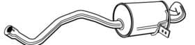 Глушитель выхлопных газов конечный