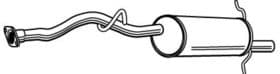 Глушитель выхлопных газов конечный