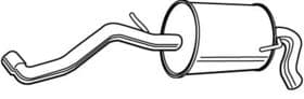 Глушитель выхлопных газов конечный
