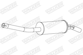Глушитель выхлопных газов конечный
