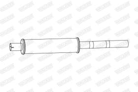 Средний глушитель выхлопных газов